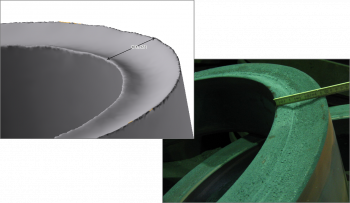 Vorhersage der Ringgeometrie beim Ringwalzen